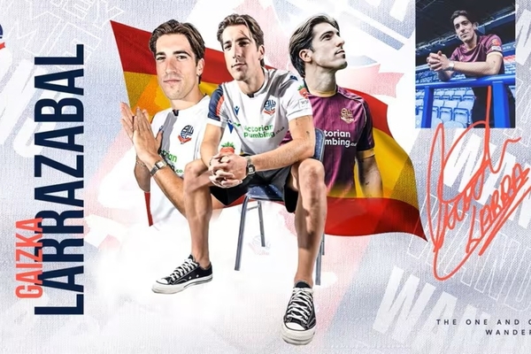 Larrazabal ruma a Inglaterra para ser reforço do Bolton