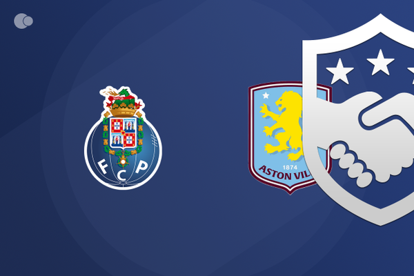 FC Porto x Aston Villa ao minuto: conheça o onze do jogo de apresentação