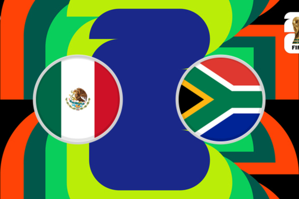 México x África do Sul ao minuto