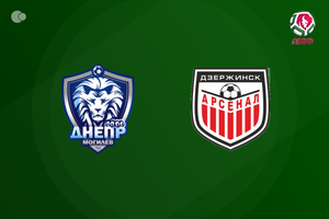 Arsenal Dzyarzhynsk celebrate narrow win over Dnepr Mogilev