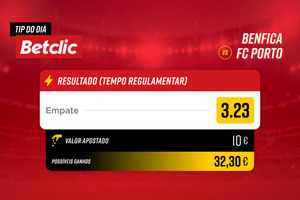 TIP DO DIA | Cheira a empate e a penáltis...