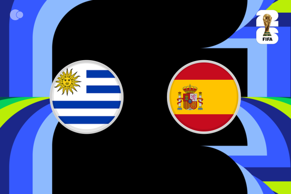 Uruguai 0-1 Espanha ao intervalo