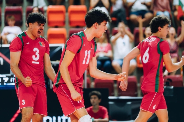 Sub-22 | Portugal estreia-se no EuroVolley com uma derrota