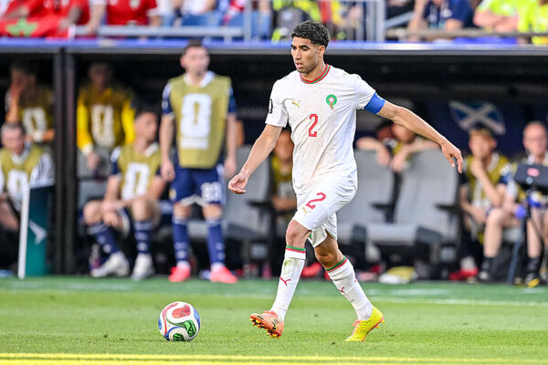 Hakimi torna-se o jogador africano com mais jogos em Mundiais