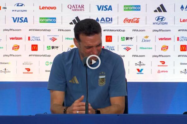 Scaloni chora e abandona a conferência: «Dói-me a alma...»