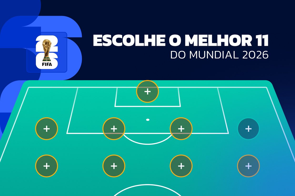 Qual é o melhor onze do Mundial 2026? Faça as suas escolhas!