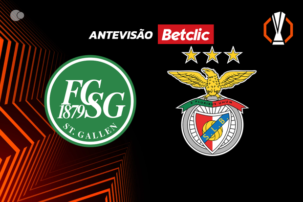 St. Gallen x Benfica: antevisão, ausências e onzes prováveis