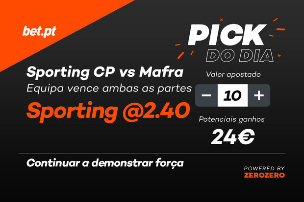 PICK DO DIA | Continuar a demonstrar força PICK DO DIA | Continuar a demonstrar força
