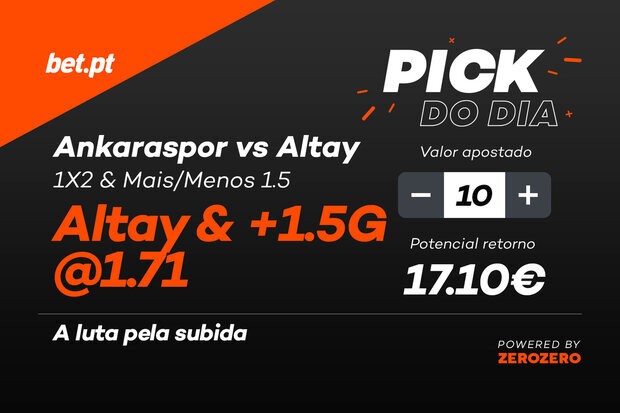 PICK DO DIA | A lutar pela subida PICK DO DIA | A lutar pela subida