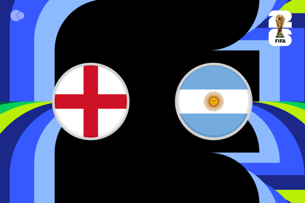 Inglaterra x Argentina ao minuto
