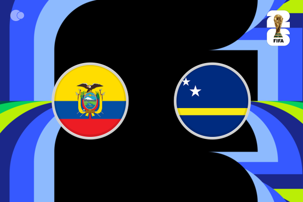 Equador x Curaçau ao minuto