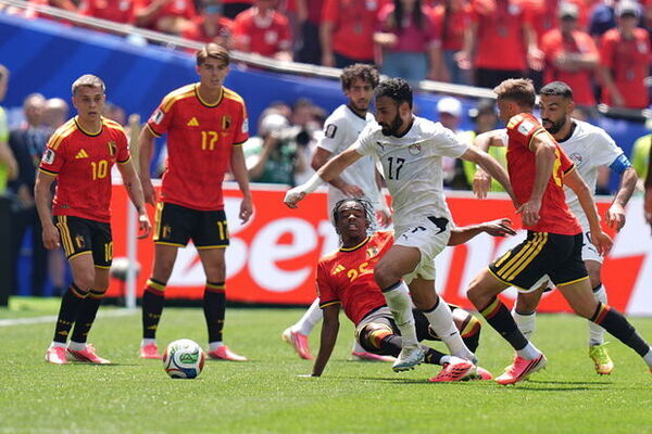 Spoils shared between Belgium and Egypt