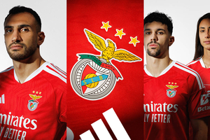 Inspirada na formação: Benfica apresenta camisola principal para 2026/27