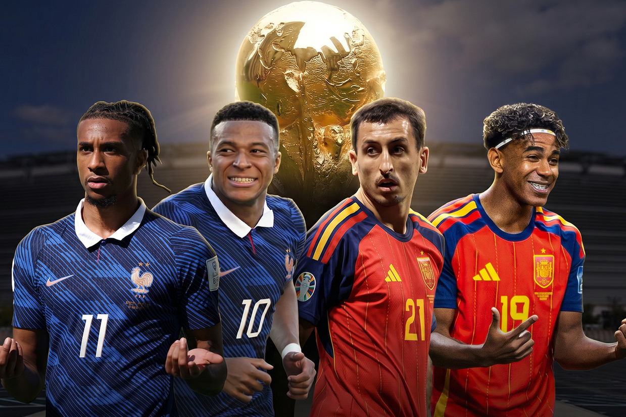 França defronta Espanha com registo desfavorável nos últimos jogos a eliminar