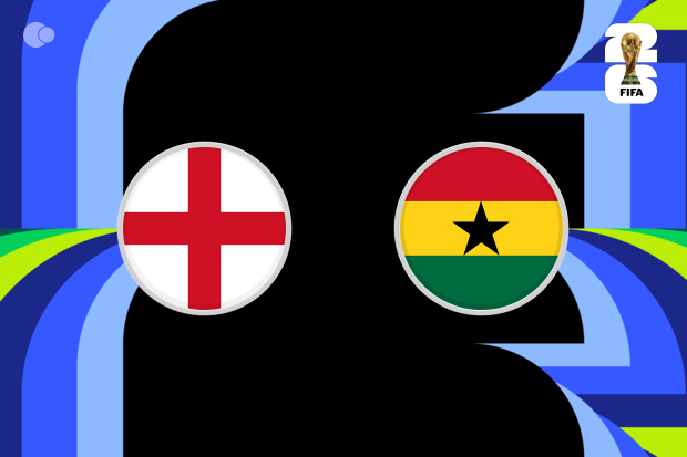 Inglaterra x Gana ao minuto