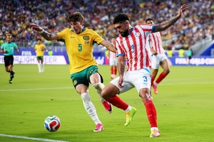 Um empate com sorriso australiano