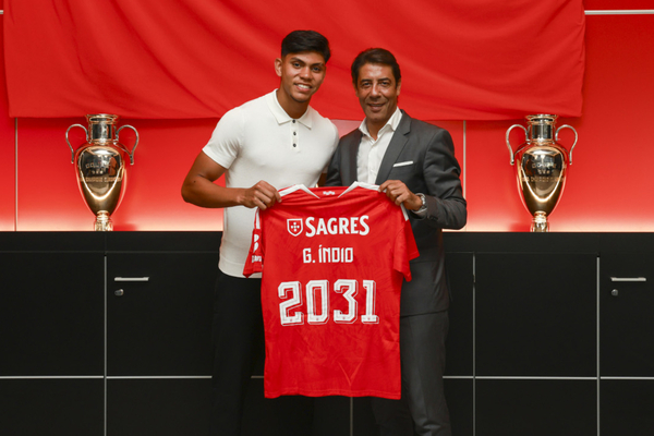 Maior, vacinado e oficial: Benfica anuncia contratação de Gabriel Índio